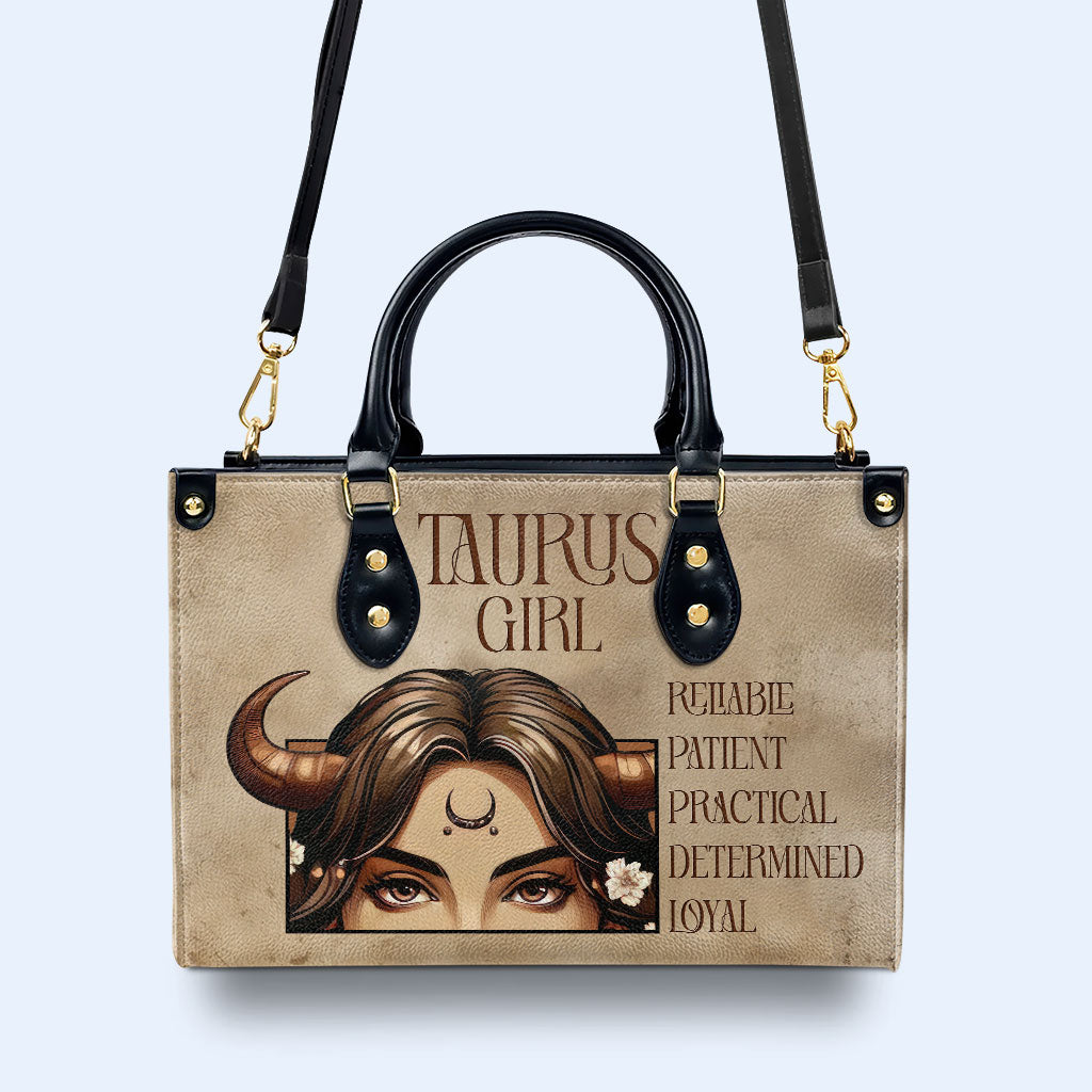 Taurus Girl 02 - Sac à main en cuir personnalisé - z_tau02