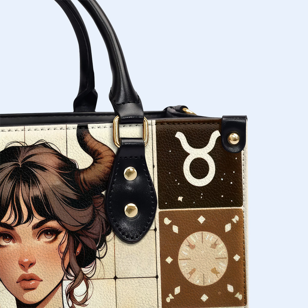 Taurus Girl 03 - Personalized Custom Leather Handbag - z_tau03