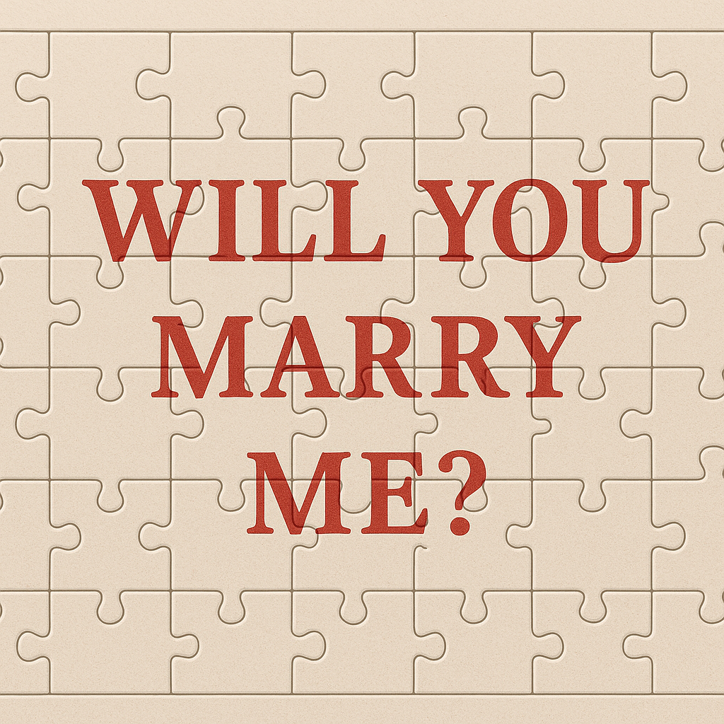 The Perfect Fit: How a "Will You Marry Me" Puzzle Can Create an Unforgettable Proposal