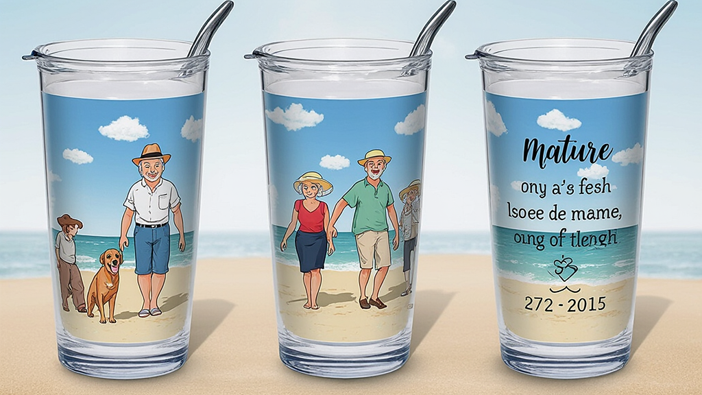 Mature Beach Couples Tumbl: The Ultimate Personalized Gift for Sun-Kissed Romance