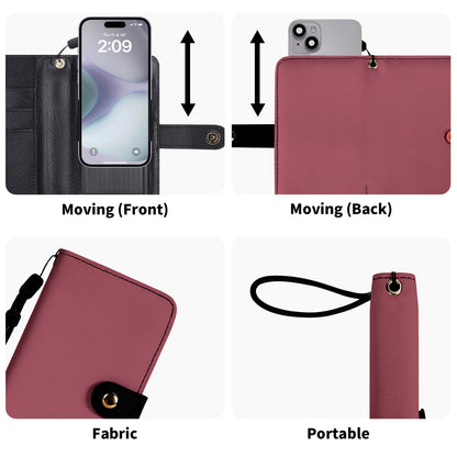 Essentiel - Portefeuille en cuir pour téléphone - A003_PW