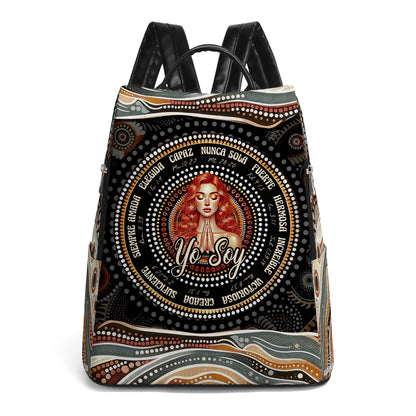 Yo Soy - Sac à dos en cuir personnalisé - FT007_BP