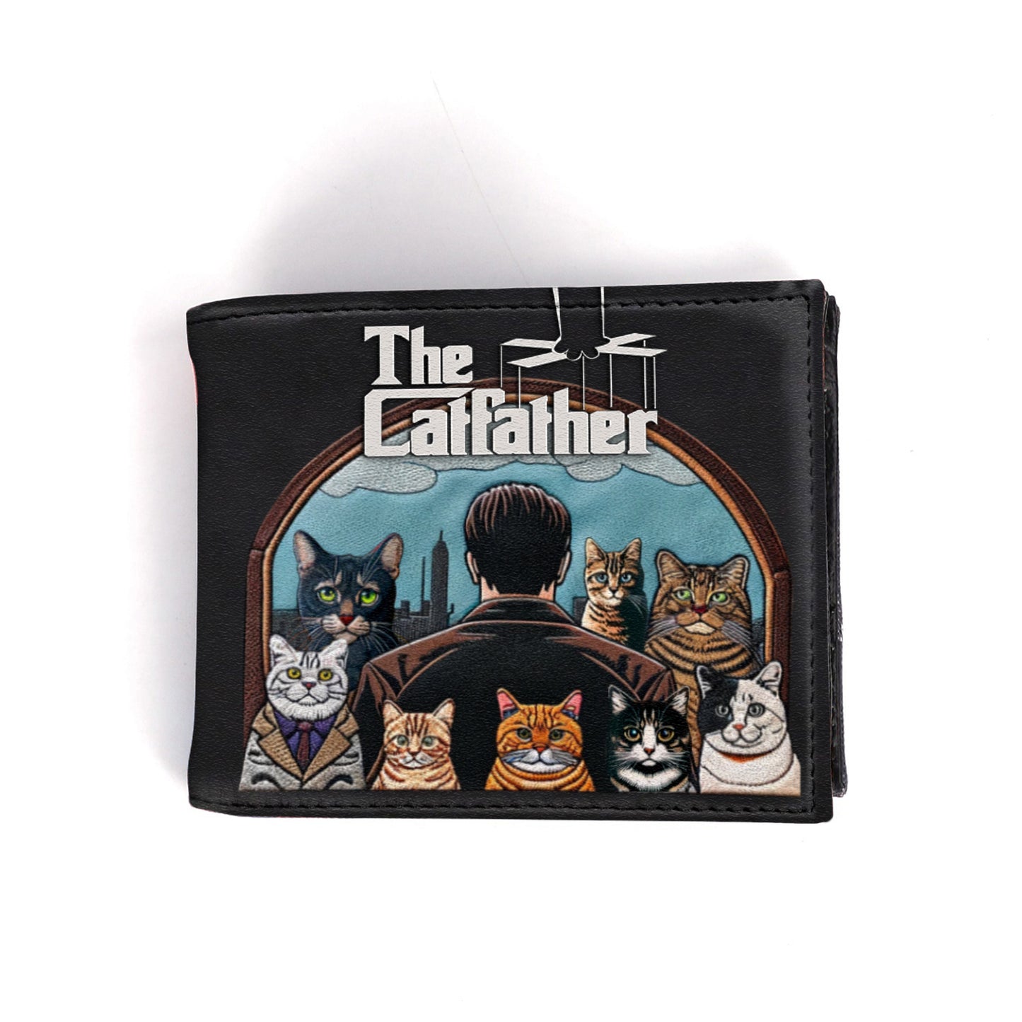 The Catfather - Men's Leather Wallet - MW35