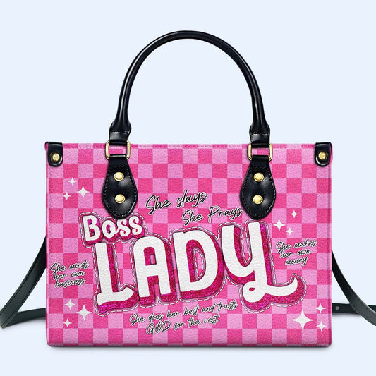 Boss Lady - Bolso de mano de piel a medida - DB70