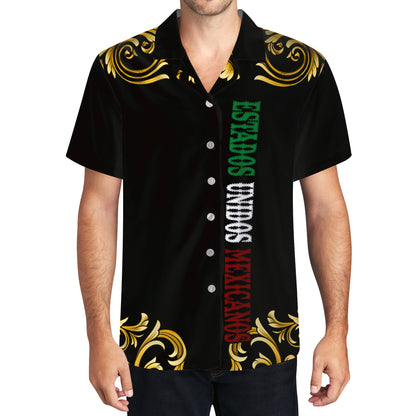 Estados Unidos Mexicanos - Chemise hawaïenne unisexe personnalisée personnalisée - HW_MX12