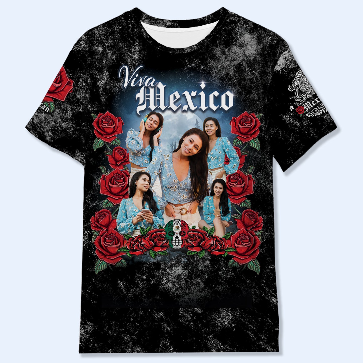Mexican Bootleg T-Shirt - Personalized Custom Unisex All-Over Printed T-Shirt - HS029_3T