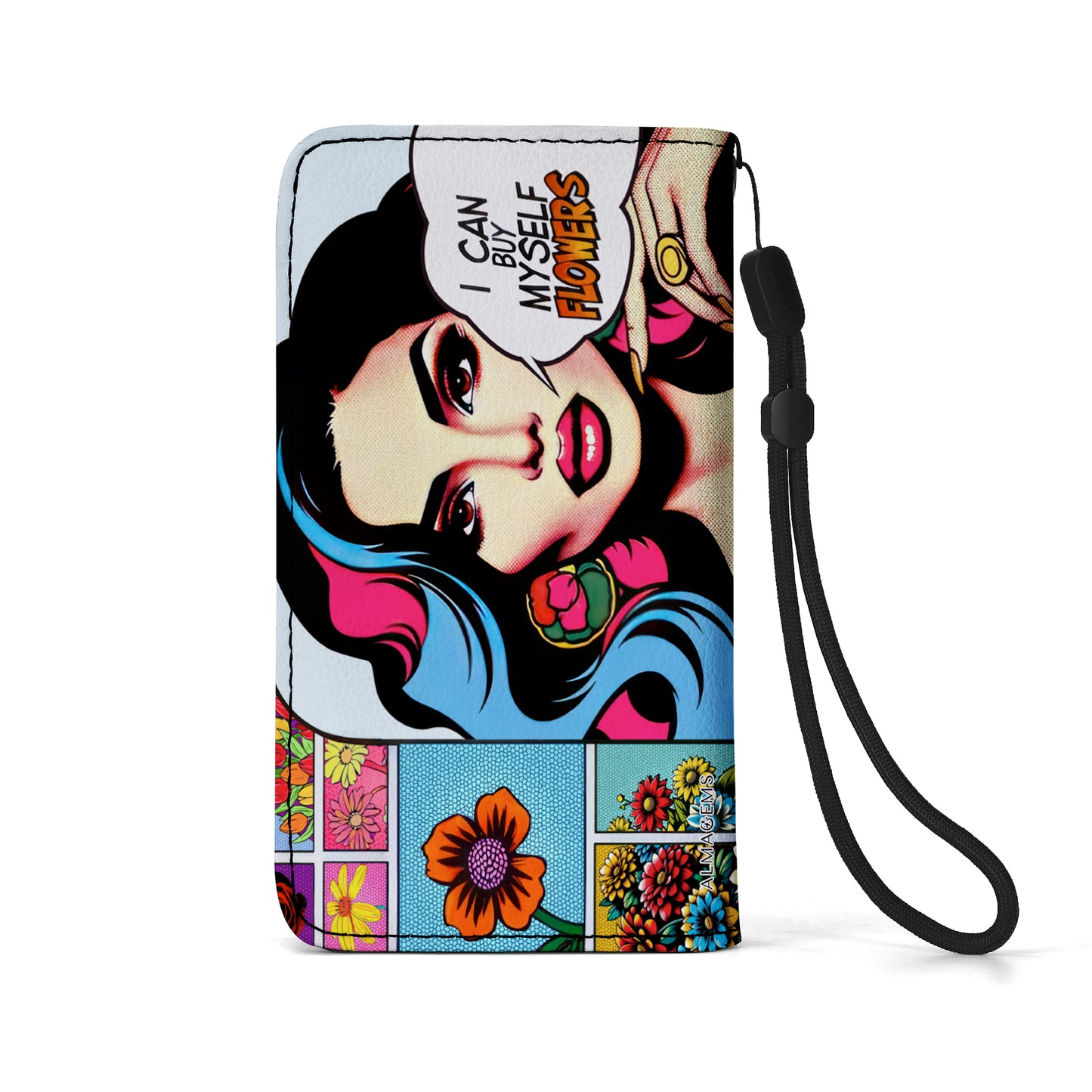 I Can Buy Myself Flowers - Personalized Custom Phone Leather Wallet - HG44PW