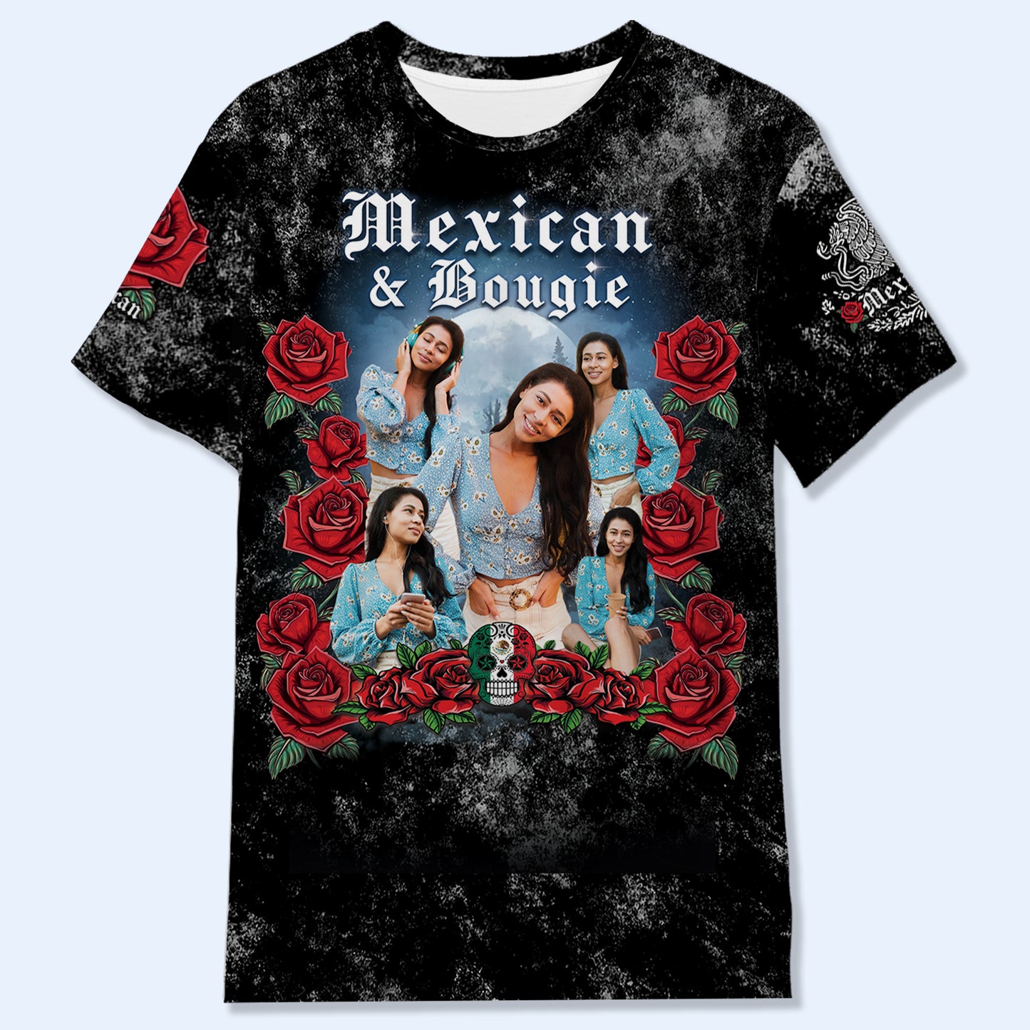 Mexican Bootleg T-Shirt - Personalized Custom Unisex All-Over Printed T-Shirt - HS029_3T