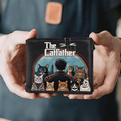 The Catfather - Men's Leather Wallet - MW35