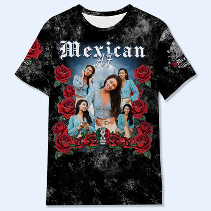 Mexican Bootleg T-Shirt - Personalized Custom Unisex All-Over Printed T-Shirt - HS029_3T