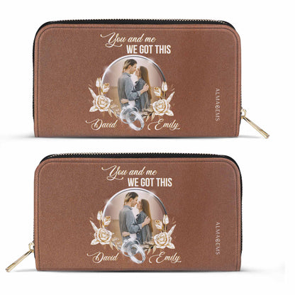 Toi et moi. On a ça ! - Portefeuille en cuir pour femme - CP009_WW