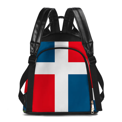 Dominicana - Mochila de Cuero Personalizada - LA002_BP