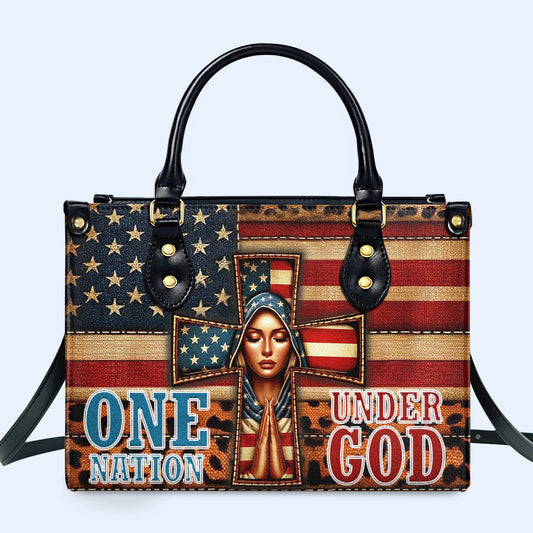 Una Nación Bajo Dios - Bolso de Cuero - IND04