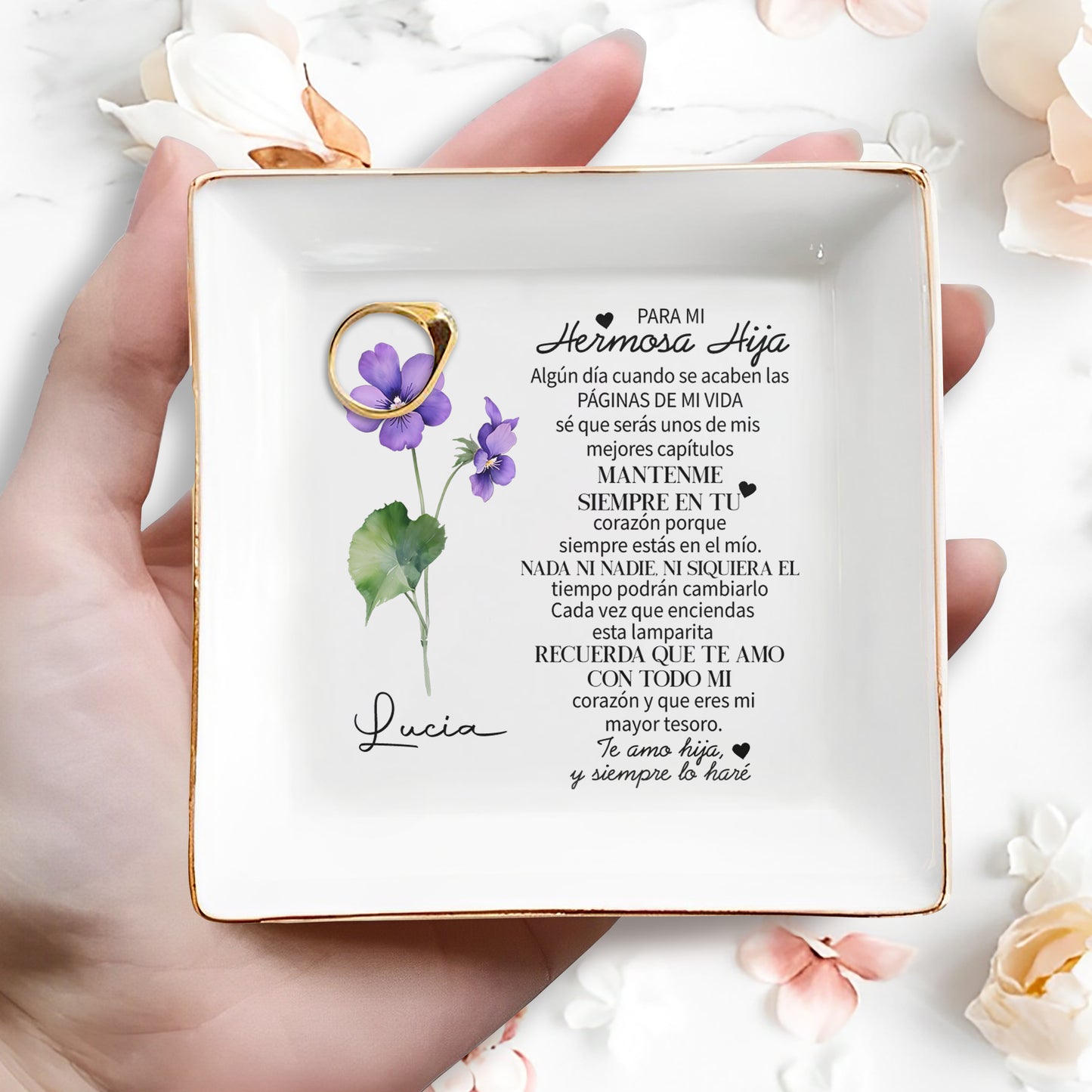 Pour ma belle fille - Porte-bijoux personnalisé - FM078_SCRD