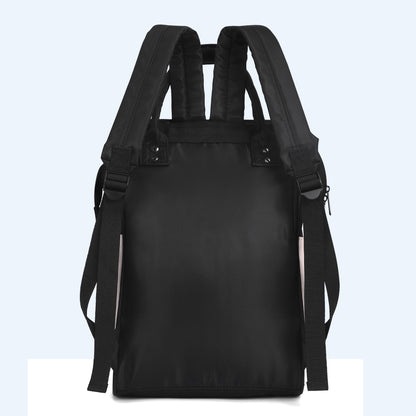 Mochila de viaje personalizada con diseño de pico de pato de Queen Flowers - DG004_DKB