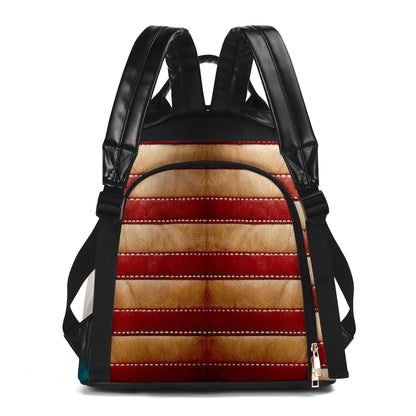 Tres cosas con las que no te metas: mochila de cuero personalizada - BP_CAT03