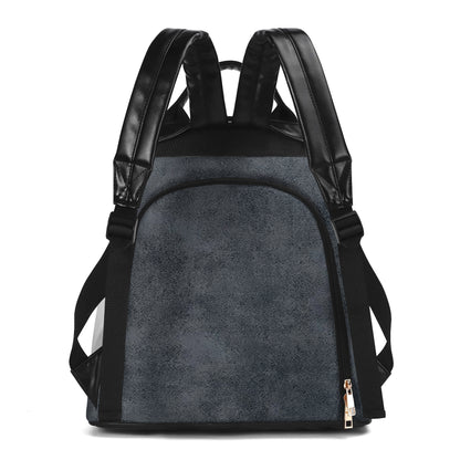 The Cat Father - Personalized Custom Leather BackPack - BP_CAT09