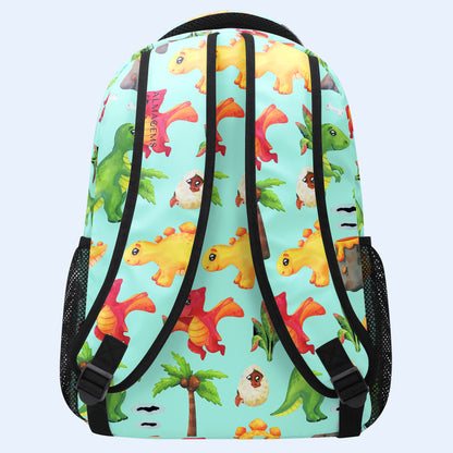 Dinosaure - Sac à dos personnalisé - AA023_CB
