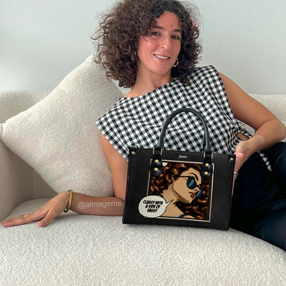 What Time - Bolso de mano de piel a medida - whattime01 