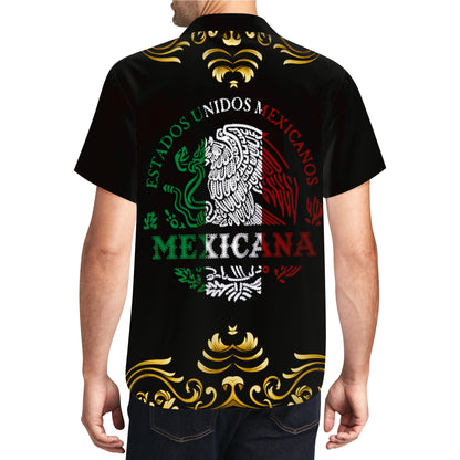 Estados Unidos Mexicanos - Chemise hawaïenne unisexe personnalisée personnalisée - HW_MX12