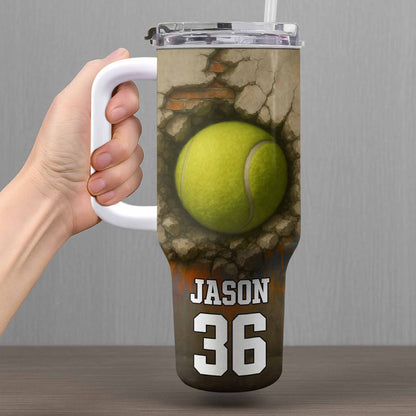 Celebrate Your Passion - Personalized 40oz Tumbler With Straw - SPORT012_TBS