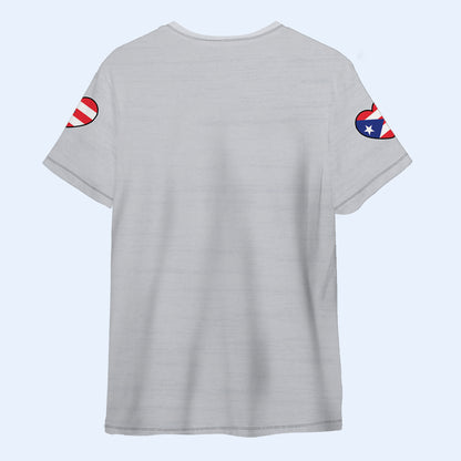 Me encanta que me llamen abuela: camiseta unisex personalizada con estampado completo - LA049_3T