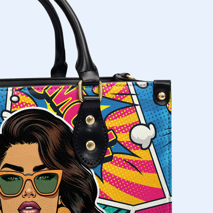 Me dejaron sin supervisión - Bolso de cuero personalizado - UNSUP05