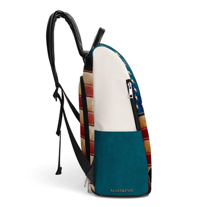 Tres cosas con las que no te metas: mochila de cuero personalizada - BP_CAT03