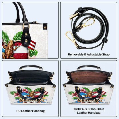 BORICUA. J'AI DANS LE SANG - Sac à main en cuir personnalisé - LA023_HB