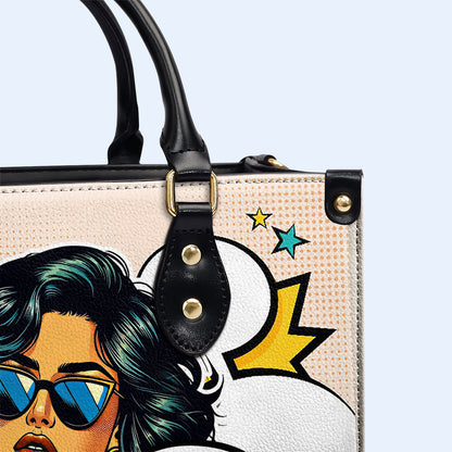 C'est ce que c'est - Sac à main en cuir personnalisé - ITIS04