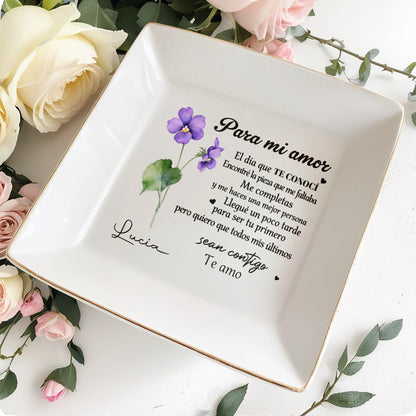 PARA MI AMOR - Personalized Custom Jewelry Dish - CP013_SCRD