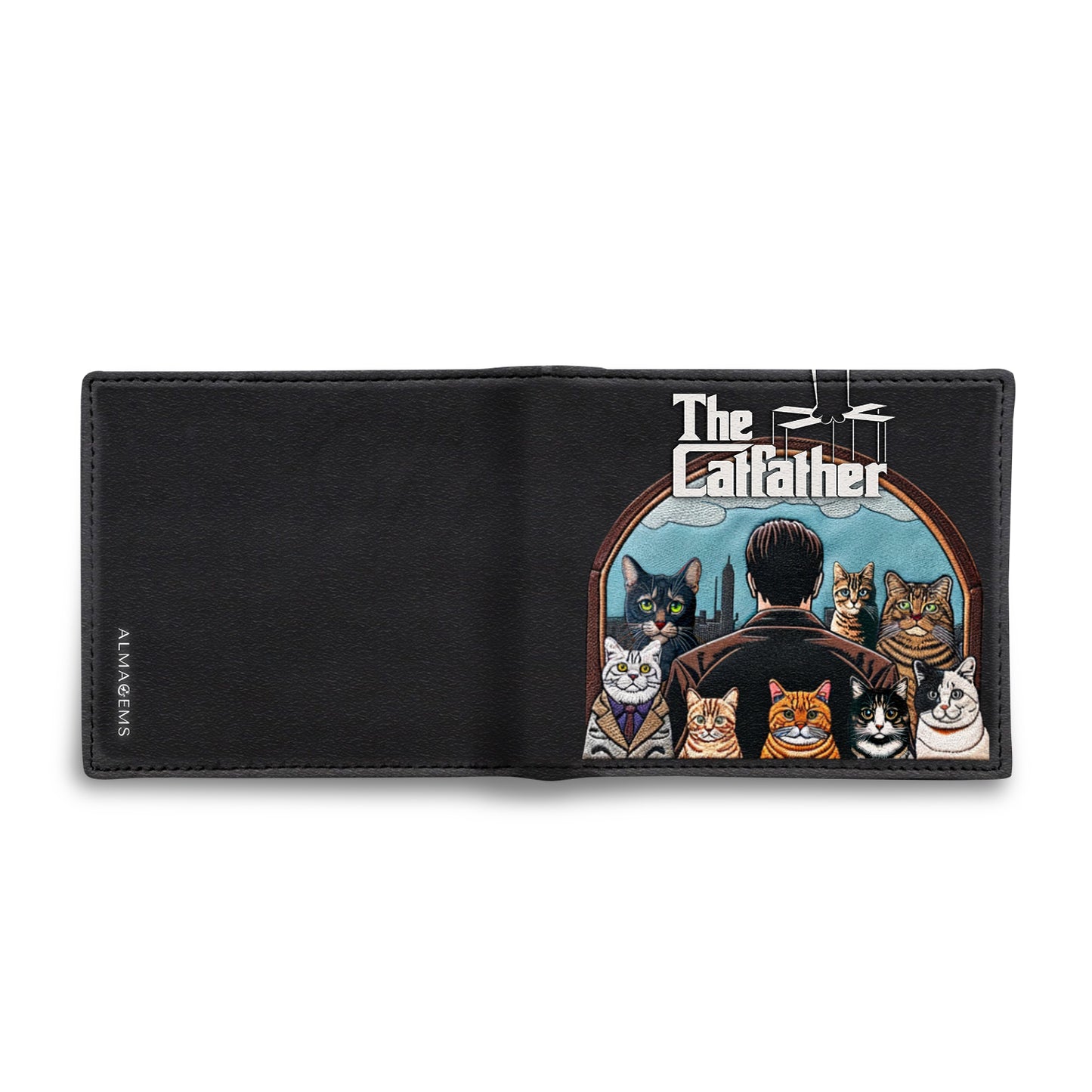 The Catfather - Men's Leather Wallet - MW35