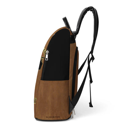 DAD STRENGTH - Personalized Custom Leather BackPack - BP_FN12