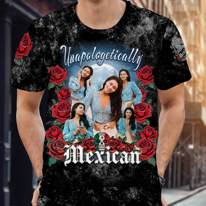 Mexican Bootleg T-Shirt - Personalized Custom Unisex All-Over Printed T-Shirt - HS029_3T
