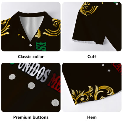 Estados Unidos Mexicanos - Chemise hawaïenne unisexe personnalisée personnalisée - HW_MX12