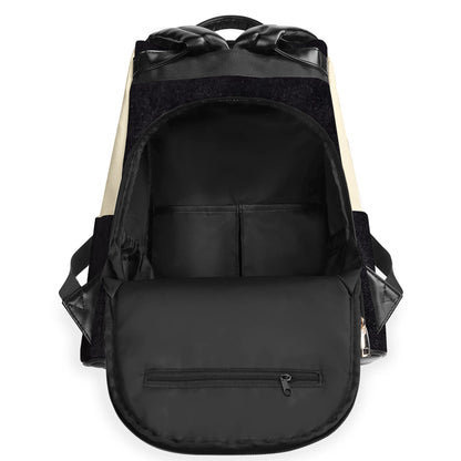 If It's Easy. It's Probably Not Pilates - Personalized Custom Leather BackPack - BP_FN06
