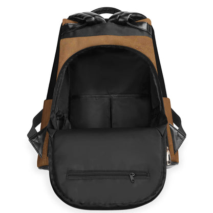 DAD STRENGTH - Personalized Custom Leather BackPack - BP_FN12