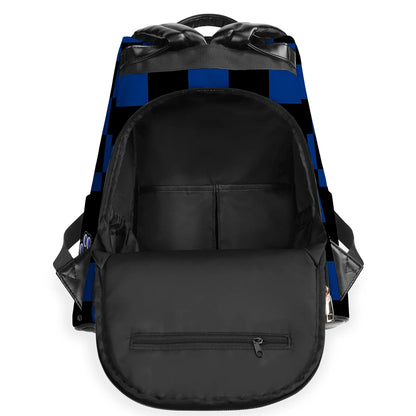 Personalized Leather Backpack - Custom Pet Names - "I Was Normal" Design - BP_CAT10