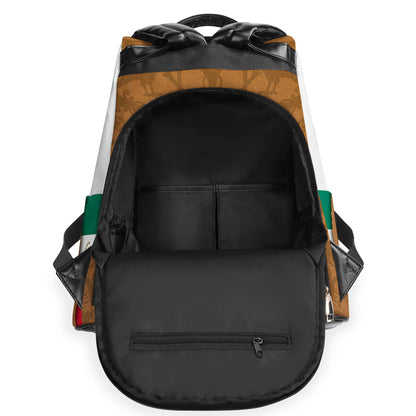 Estados Unidos Mexicanos - Personalized Custom Leather BackPack - BP_MX12