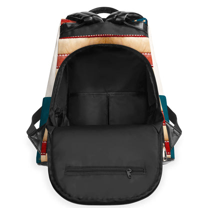 Tres cosas con las que no te metas: mochila de cuero personalizada - BP_CAT03