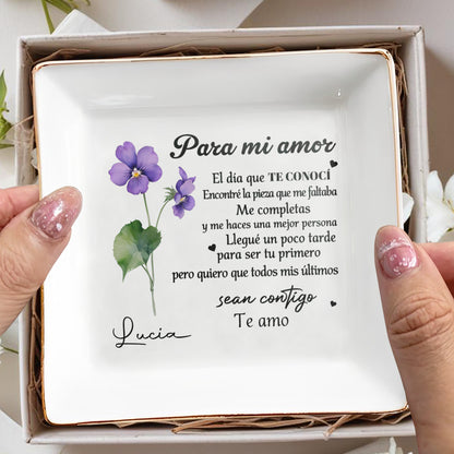 PARA MI AMOR - Personalized Custom Jewelry Dish - CP013_SCRD