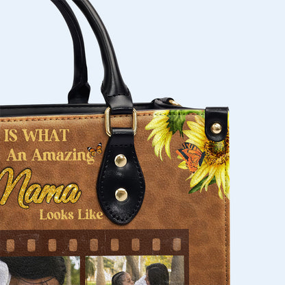 Voici à quoi ressemble un incroyable... - Sac à main en cuir personnalisé - FM013_HB
