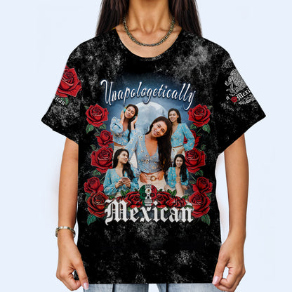 Mexican Bootleg T-Shirt - Personalized Custom Unisex All-Over Printed T-Shirt - HS029_3T