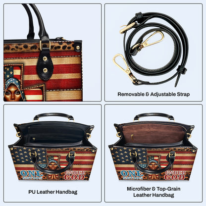 One Nation Under God - Leather Handbag - IND05