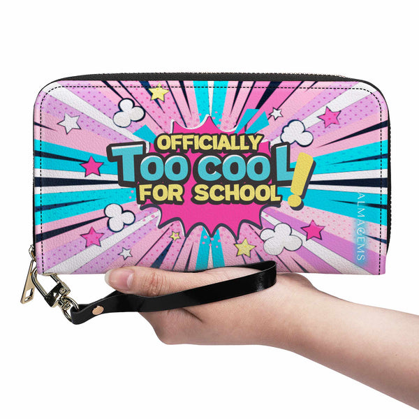 Too Cool For School - Cartera de piel para mujer - WW07
