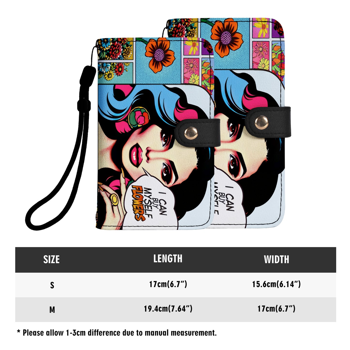 I Can Buy Myself Flowers - Personalized Custom Phone Leather Wallet - HG44PW