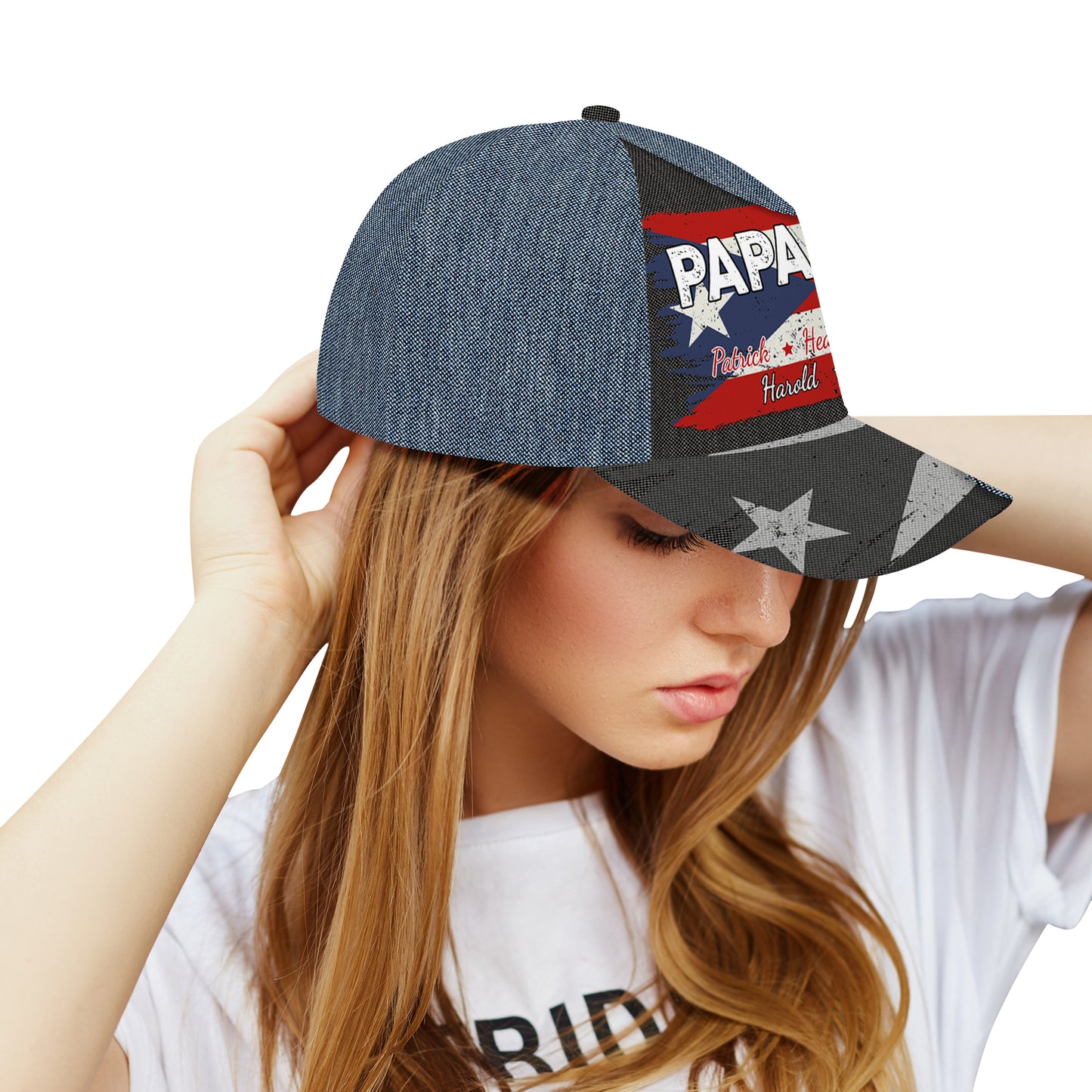 Fier d'être Boricua - Casquette de baseball personnalisée, imprimé intégral - LA036_BAC