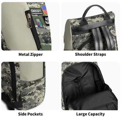 CROSSFIT - Personalized Custom Leather BackPack - BP_FN27
