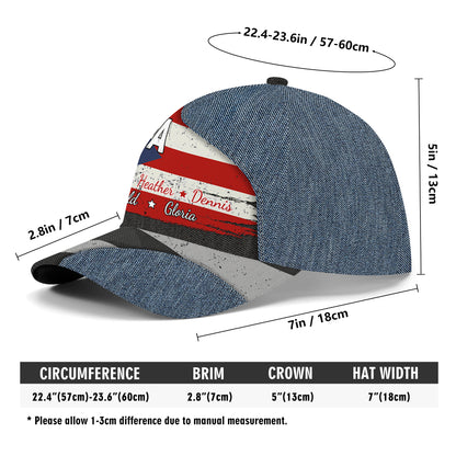 Fier d'être Boricua - Casquette de baseball personnalisée, imprimé intégral - LA036_BAC