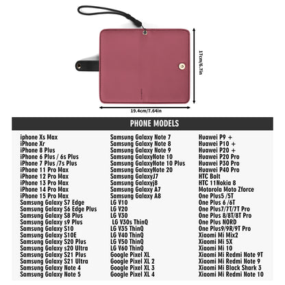 Essentiel - Portefeuille en cuir pour téléphone - A003_PW